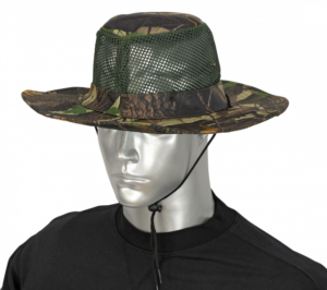 Sombrero con rejilla camo arbol verde