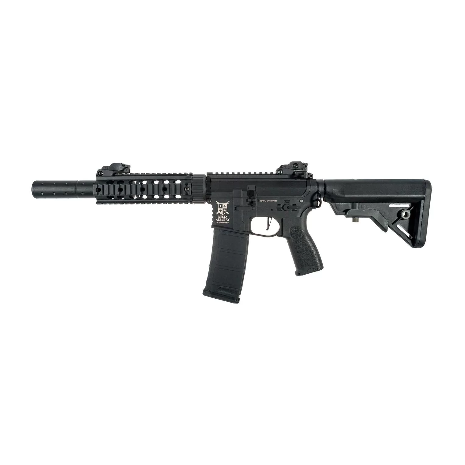 Delta Armory Airsoft M4 AR15 SilentOps 7″ Charlie ETU