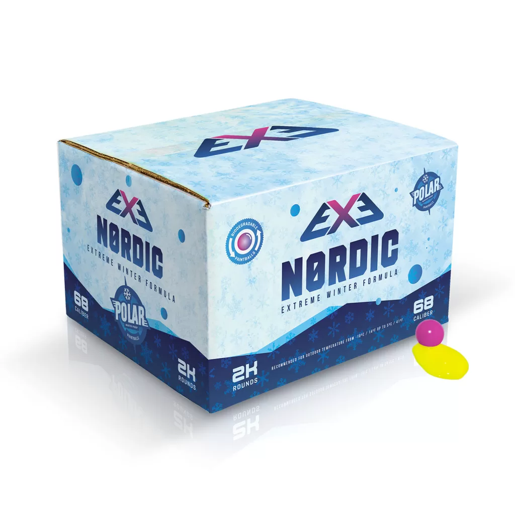 Paintballs EXE Nordic Cal.68 Pink-Yellow