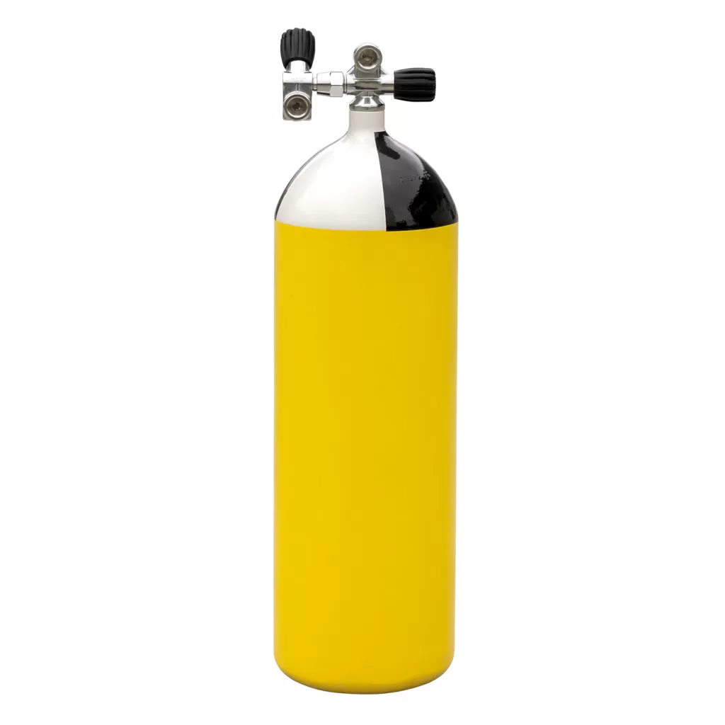 Botella 15 Lts – 300Bar Twin On/Off Valve