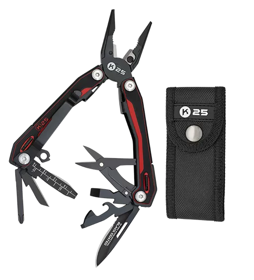 Alicate k25 G10 rojo/negro